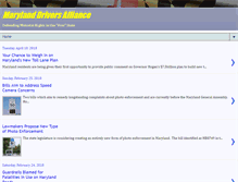 Tablet Screenshot of mddriversalliance.org